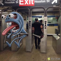 Rubin 纽约地铁涂鸦