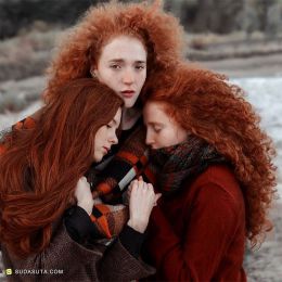 Vitaliy Zubchevskiy 红头发的女生 超现实主义肖像摄影