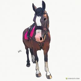 Digital Pony 马的数字插画艺术欣赏