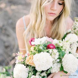 Flora + Fern 白色婚礼，幸福与花