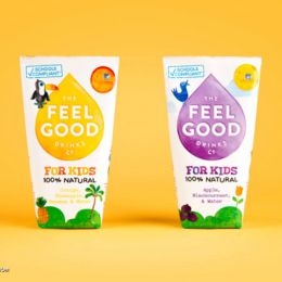 Feel Good 新鲜可爱的果汁包装设计欣赏