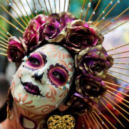 2019年墨西哥亡灵节主题街拍